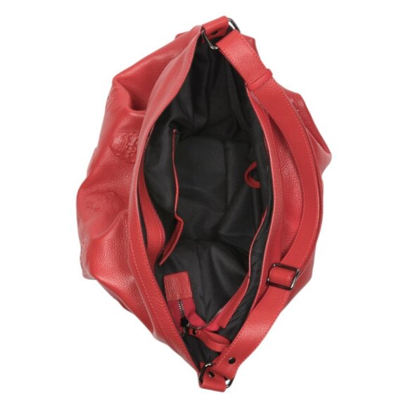 IO PELLE Made In Italy Leather Multi Skull Hobo - Picture 3 of 5